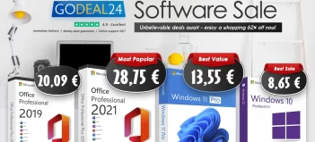 Boostujte vašu produktivitu s celoživotnou licenciou na Microsoft Office 2021 od 17€ a Windows 11 od 10€ na Godeal24!