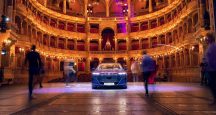 BMW i7 na pôde opery v Budapešti